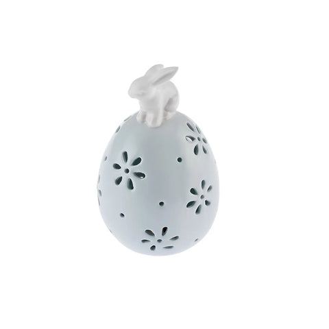 Karaca Easter Stoneware Glazen Decoratief Snuisterij, Wit Blauw