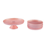 Karaca Lily Pink 7 Piece Service Set