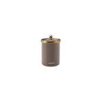 Karaca Troy Enamel Storage Jar Black Gold 1300ml 