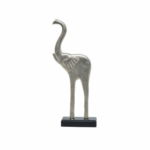 Karaca Home Morrocan Olifant Figuur Zilver 15,5x6,5x39 cm