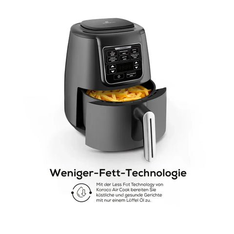 Karaca Air Pro Cook XL - 2-in-1 sprekende airfryer, ruimtegrijs