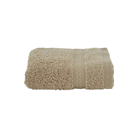 KARACA WHEAT MOCHA %100 COTTON GUEST TOWEL 30X50 CM