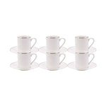 Karaca Elda 12 Piece Coffee Cup Set for 6 Person