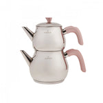 Karaca Kayra Rose Turkish Teapot Set