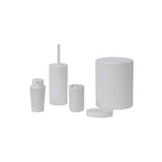 Karaca Home Marcello 5 Piece Bathroom Accessory Set White