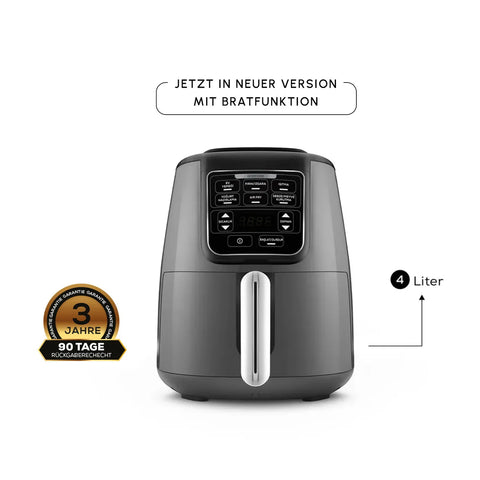 Karaca Air Pro Cook XL - 2-in-1 sprekende airfryer, ruimtegrijs