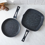 Karaca Defne Bio Granite Pan-Grill Set Black