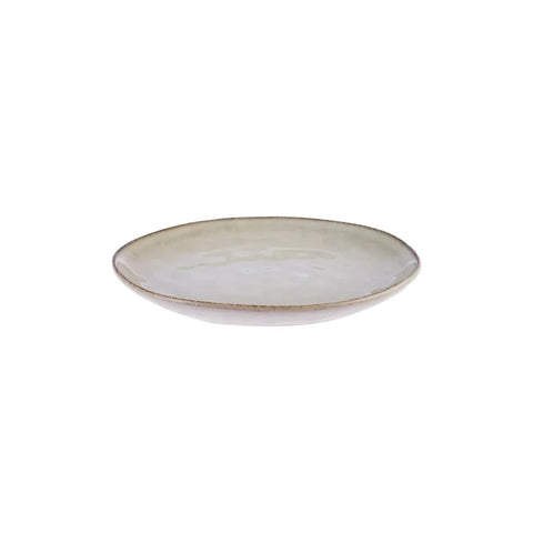 Karaca Aria Reactive Glaze, gebaksbord, 20 cm, beige