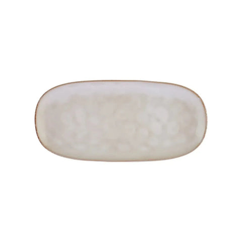 Karaca Aria Reactive Glaze Serving Platter, 31cm, Beige