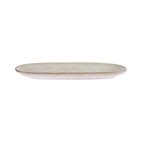 Karaca Aria Reactive Glaze Serving Platter, 31cm, Beige