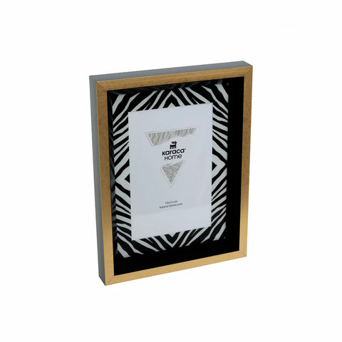 Karaca Home Wild Touch Zebra Fotolijst, Goud