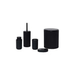 Karaca Home Marcello Bathroom Accessories Set, 5 piece, black