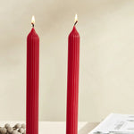 Karaca Home Wave Red Candle 2 Piece