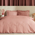 Karaca Home Dogasever Sakura Single Duvet Cover Set, Rose, Vegetable Colouring