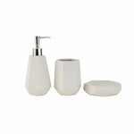 Karaca Home Ruby Bathroom Accessories Set White  3-Piece 