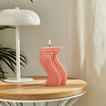 Karaca Home Ocean Candle, Powder Pink