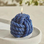 Karaca Home Rope Candle 5 cm, Navy Blue