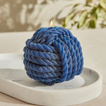 Karaca Home Rope Candle 6 cm, Navy Blue