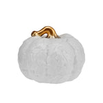 Karaca Halloween Pumpkin Ceramic Decorative Trinket, 17cm, White