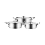 Karaca Alaz 6--Piece Stainless Steel Pan-Set