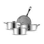 Karaca Galina New 7 Piece Steel Cookware Set