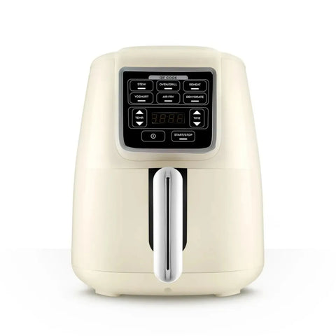 Karaca Air Cook XL 2 in 1 Sprekende Airfryer, Iconic Beige