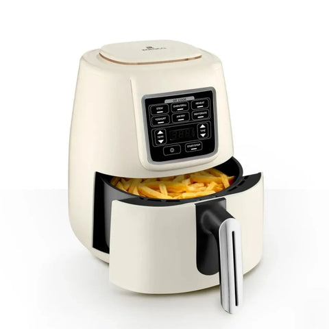 Karaca Air Cook XL 2 in 1 Sprekende Airfryer, Iconic Beige