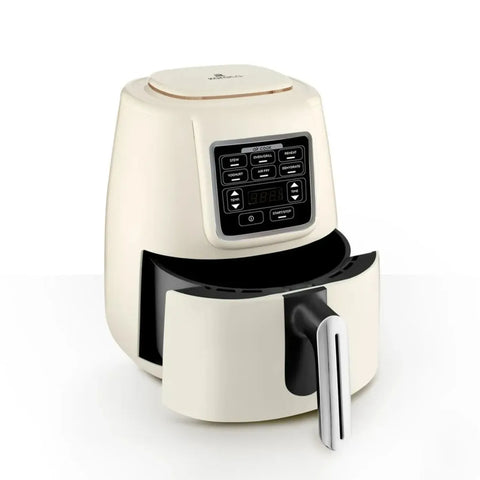 Karaca Air Cook XL 2 in 1 Sprekende Airfryer, Iconic Beige