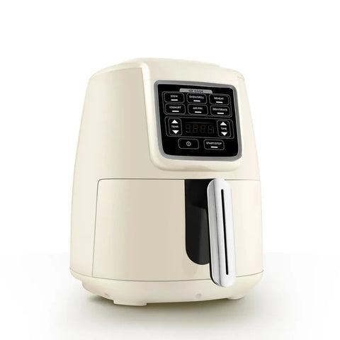 Karaca Air Cook XL 2 in 1 Sprekende Airfryer, Iconic Beige