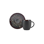 Karaca Red Carpet Collection Galactic Black Coffee Cup Set for 2 Person 100 ml