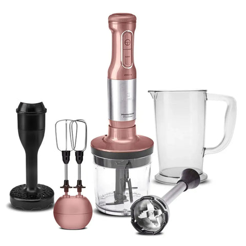 Karaca Mastermaid Prosteel Staafmixer Set Rosegold Inox 2000 W