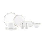 Karaca Streamline Sunset Gold 28 Piece Breakfast and Serveware Set for 6 Person