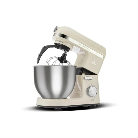 Karaca Mastermaid Chef Pro, Keukenmachine met Dubbele Arm, 1500 W, Zacht Crèmekleurig