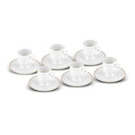 Karaca Alin Coffee Cup Set, 6 Person, 85 ml