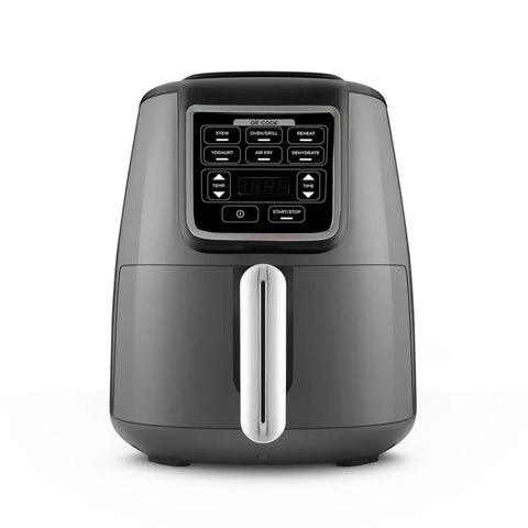 Karaca Air Cook XL 2 in 1 Sprekende Airfryer, Ruimte Grijs