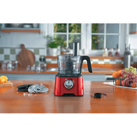 Karaca Mastermaid Power Essential, Multihakkerset, 2000 W, Rood