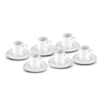 Karaca Runo Coffee Cup Set, 6 Person, 100 ml