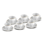 Karaca Bell Coffee Cup Set, 6 Person, 90 ml