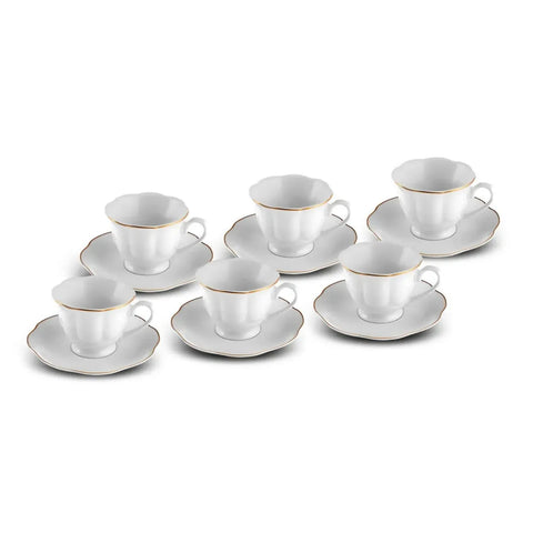 Karaca Bell Koffiekopset, 6 Personen, 90 ml