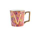 Karaca Flower V Letter Mug 350 ml