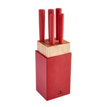 Karaca Viego 6 Piece Knife Set Red