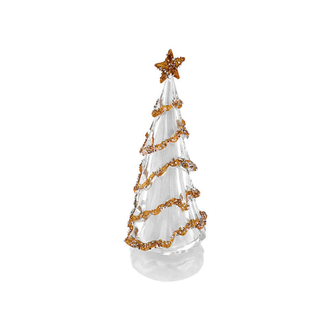 Karaca Christmas Verlichte Dennenboom, 11,5x9,2x27,5 cm