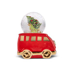 Karaca Christmas Minivan Snow Globe, 15cmx9cmx19cm, Red