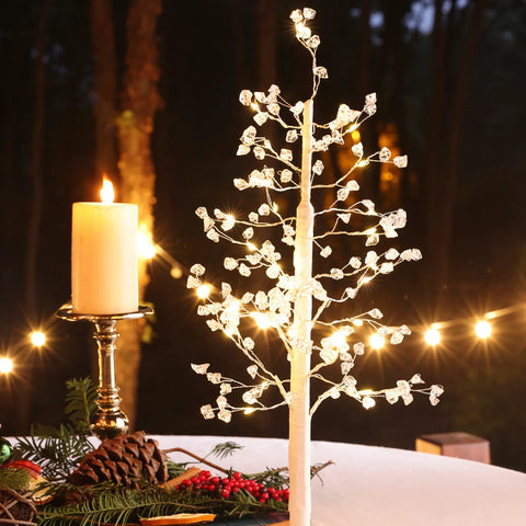 Karaca Christmas Boom Led Licht Prulletje, 10.5cmx10.5cmx45cm, Wit