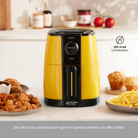 Karaca Smart Cook Airfryer, Ananas Geel