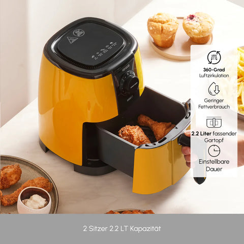 Karaca Smart Cook Airfryer, Ananas Geel