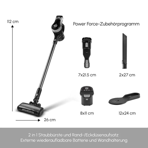 Karaca Vantuz Power Force Max Zilver Stok Stofzuiger