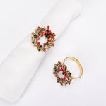 Karaca Home Wreath 2 Piece Napkin Ring