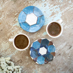 Karaca from Refika Geometric Tile 2 Person Coffee Cup Set