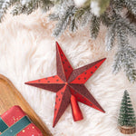 Karaca Home Christmas Star Tree Head, Red